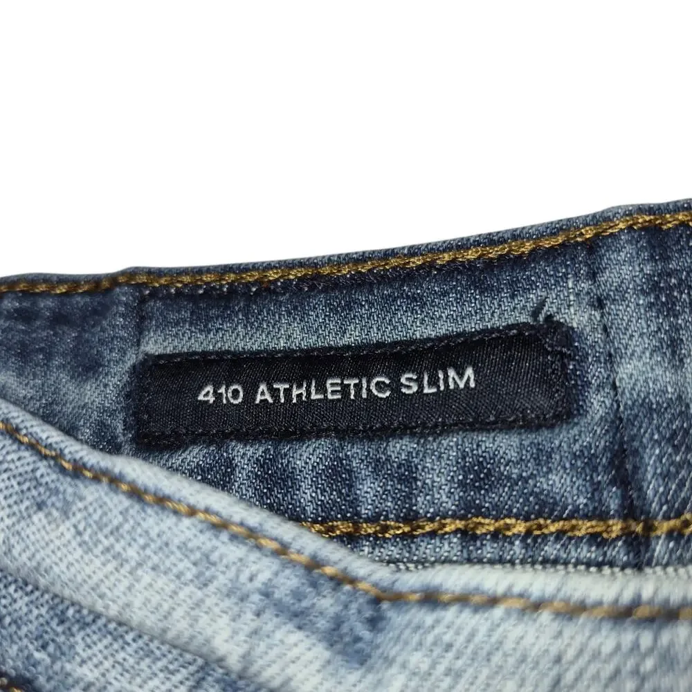 Lucky Brand 410nAthletic Slim Men's Slightly Distressed Denim Jeans 32 x 30